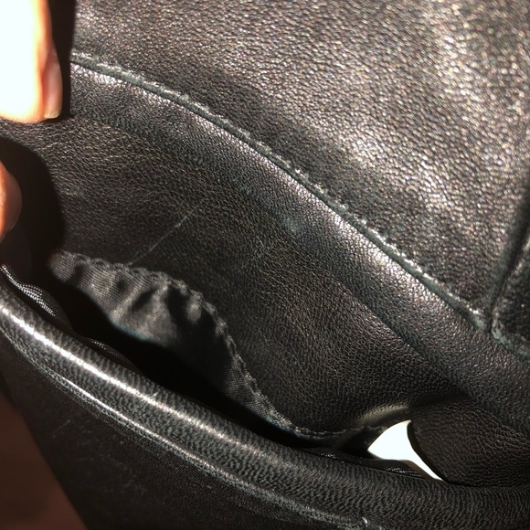 Kenneth Cole Reaction Black Leather Jacket - Picture 2 of 5